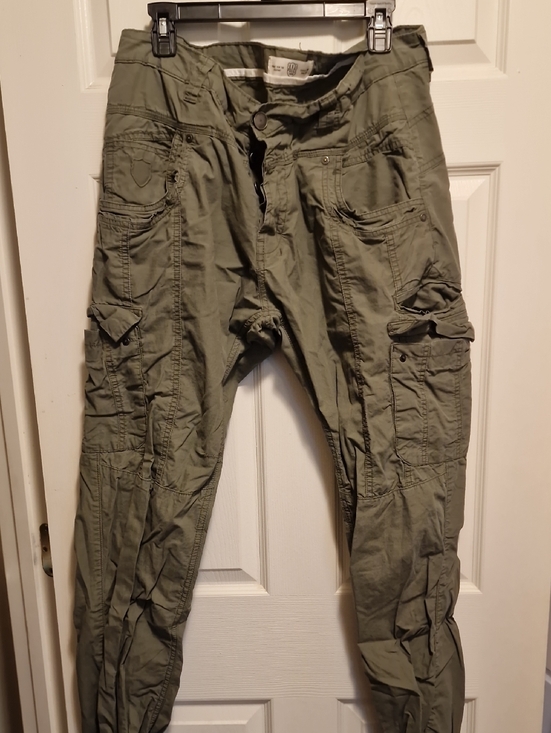 Police Other - Police Men's Cargo Pants in Olive Green